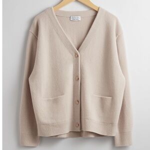 & other stories oversized wool cardigan